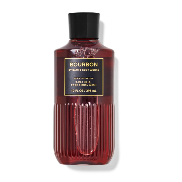 BBW Bourbon 3in1 Hair Face & Body Wash 295ml