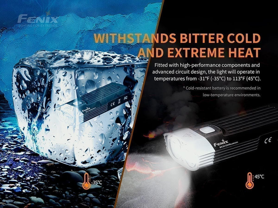 Fenix BC30R V2.0 Max High-Performance Smart Wireless Control Bicycle Light 22L