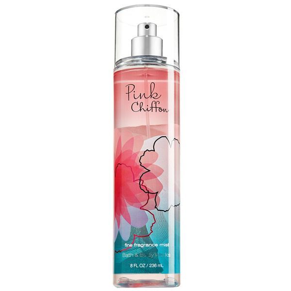 BBW Pink Chiffon Fine Fragnance Body Mist 236ml - Shams Shopping Centre Bath & Body Works  