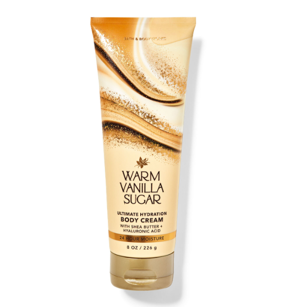 BBW Warm Vanilla Sugar Body Cream 226g - Shams Shopping Centre Bath & Body Works  