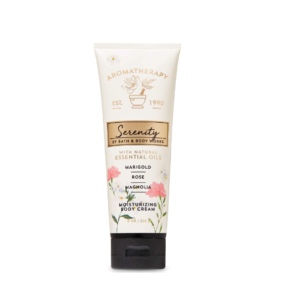 BBW Aromatherapy Soothing Marigold Rose Magnolia Body Cream 226ml - Shams Shopping Centre Bath & Body Works  