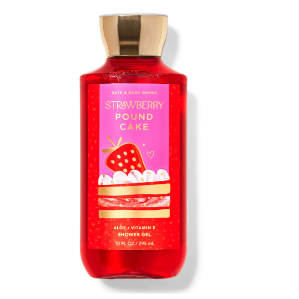 BBW Strawberry Pound Cake Shower Gel 295ml - Shams Shopping Centre Bath & Body Works  