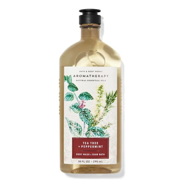 BBW Aromatherapy Tea Tree +Peppermint Body Wash 295ml