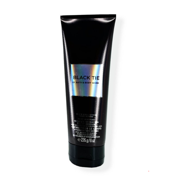 BBW Men's Black Tie Body Cream 226g - Shams Shopping Centre Bath & Body Works  