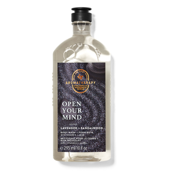 BBW Open Your Mind Lavender + Sandalwood Body Wash 295ml - Shams Shopping Centre Bath & Body Works  