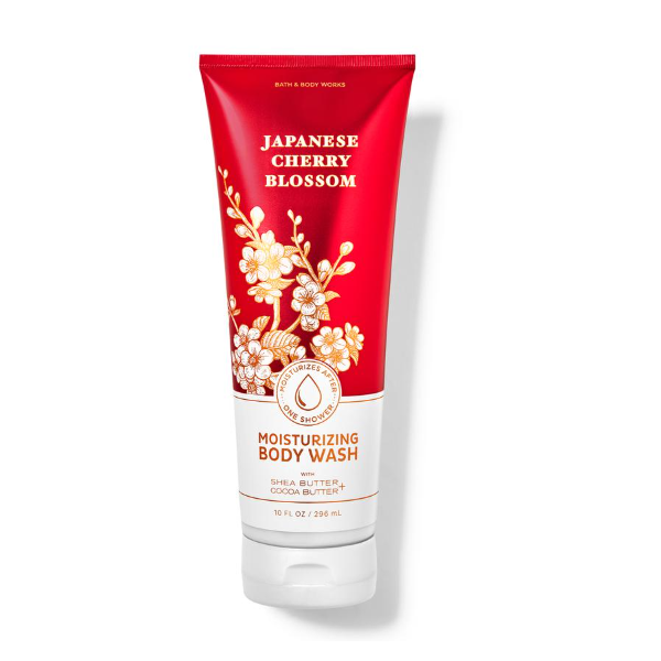 BBW Japanese Cherry Blossom Moisturizing Body Wash 295ml - Shams Shopping Centre Bath & Body Works  