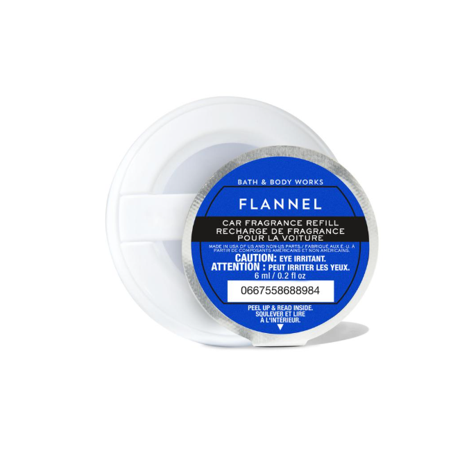 BBW Flannel Car Fragrance Refill 6ml