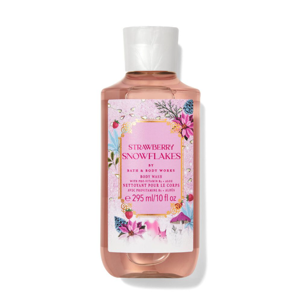 BBW Strawberry Snowflakes Body Wash 295ml