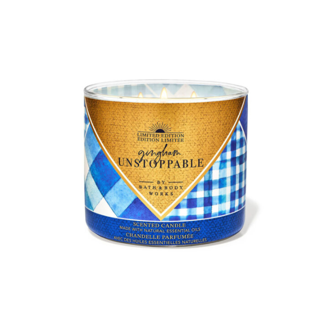 BBW Gingham Unstoppable Scented Candle 411g