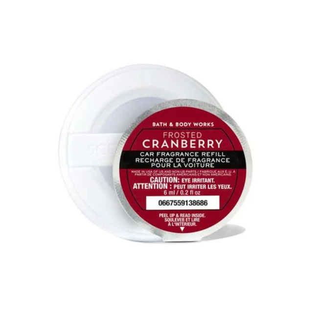 BBW Frosted Cranberry Car Fragrance Refill 6ml