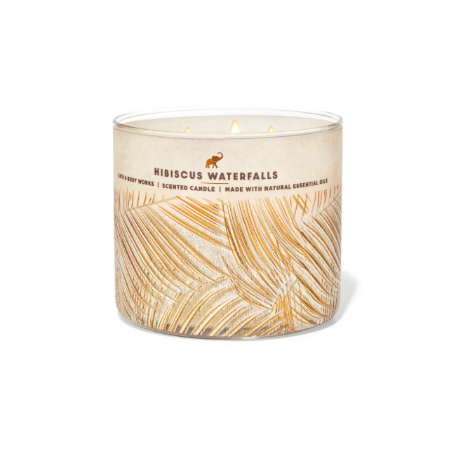 BBW Hibiscus Waterfalls Scented Candle 411g