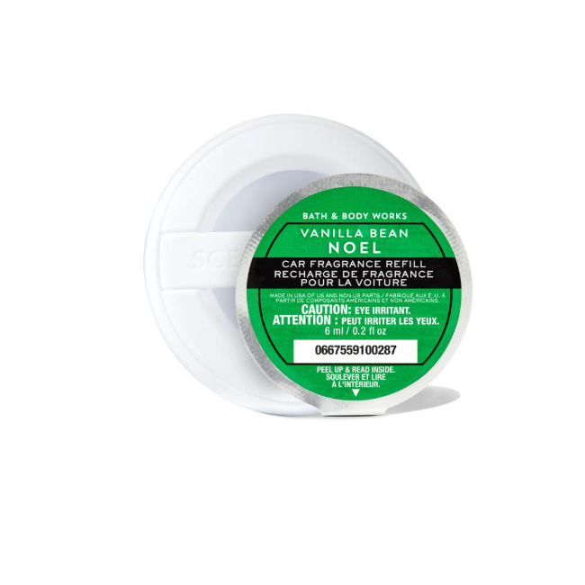 BBW Vanilla Bean Noel Car Fragrance Refill 6ml