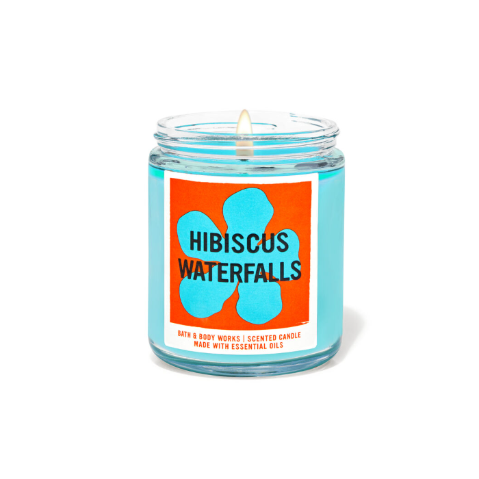 BBW Hibsicus Waterfalls Wick Candle 198g