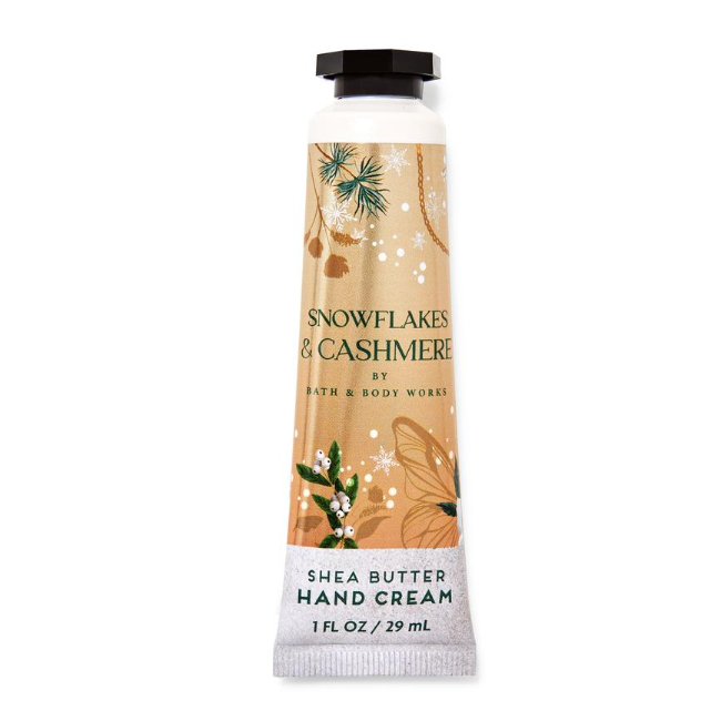 BBW Snow Flake & Cashmere Shea Butter Hand Cream 29ml