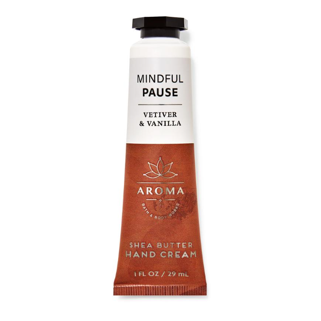 BBW Aroma Mindful Pause Vanilla Shea Butter Hand Cream 29ml