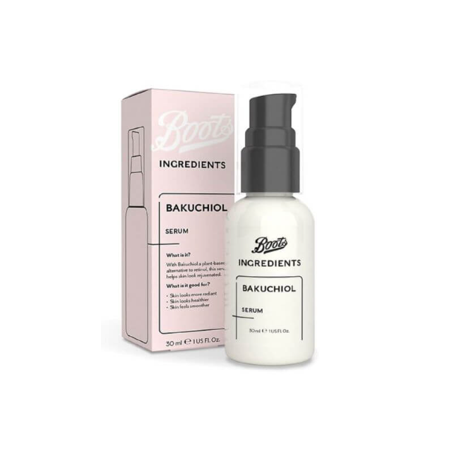 Boots Ingredients Bakuchiol Serum 30ml