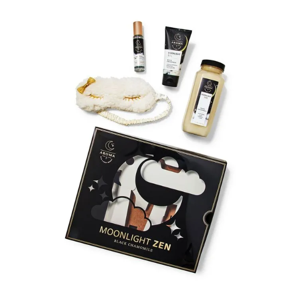 BBW Moon Light Zen Black Chamomile Gift Set