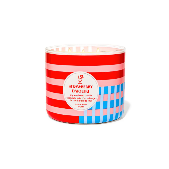 BBW Strawberry Daiquiri 3 Wick Candle 411g