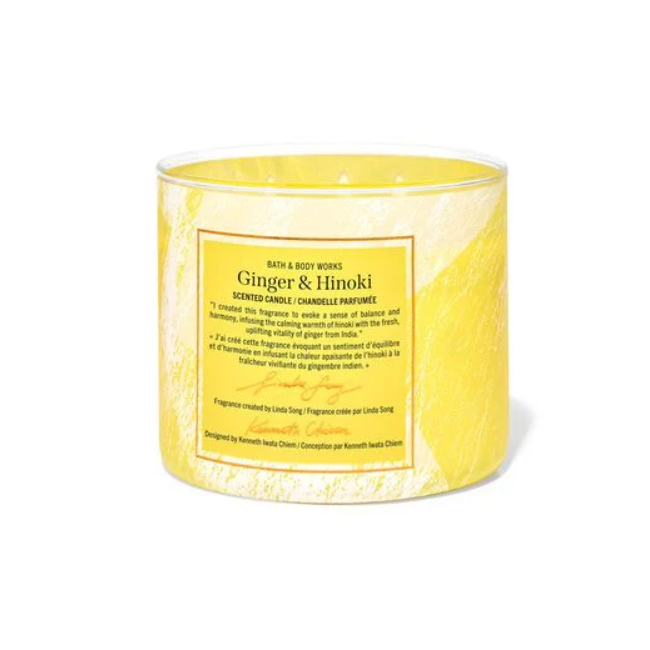 BBW Gingeer & Hinoki Scented Candle 411g