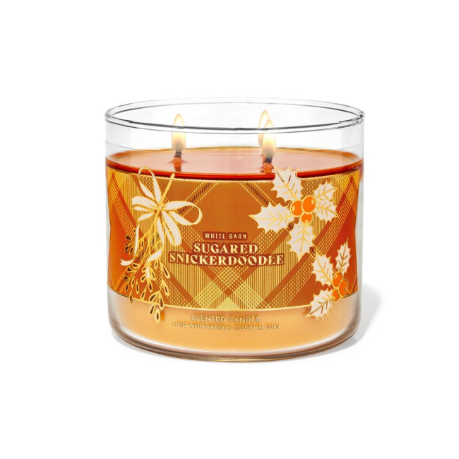 BBW White Barn Sugared Snicktdoodle Scented Candle 411g