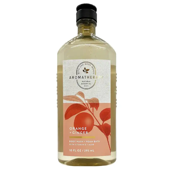 BBW Aromatherapy Body Wash Orange Ginger Energy 295ml