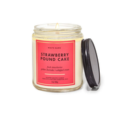 BBW Strawberry Pound Cake 1 Wick Candle 198g
