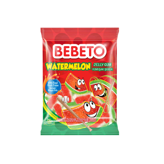 Bebeto Water Mellon Jelly Gum 80g