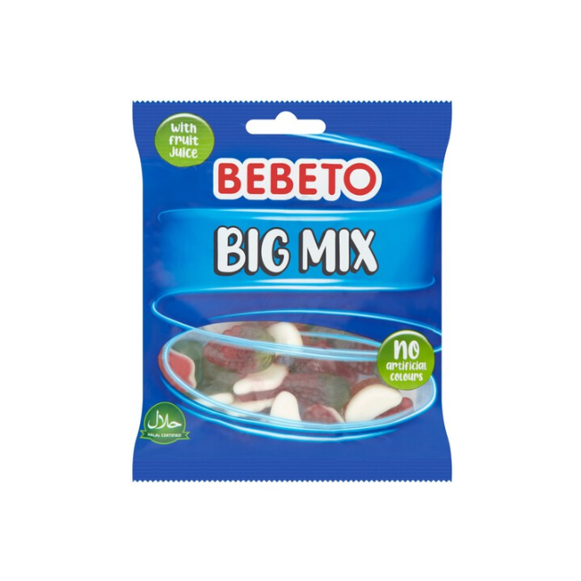 Bebeto Big Mix Candy 150g