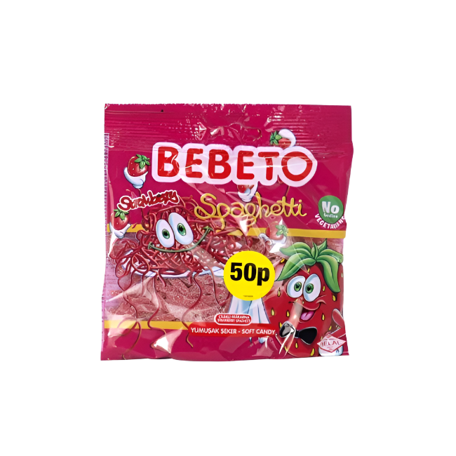 Bebeto Strawberry Spaghetti 70g