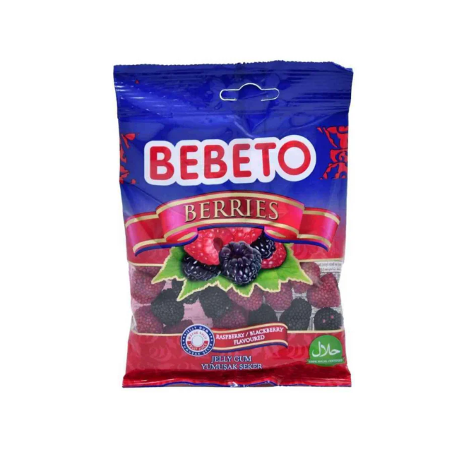 Bebeto Berries Jelly Gum 80g