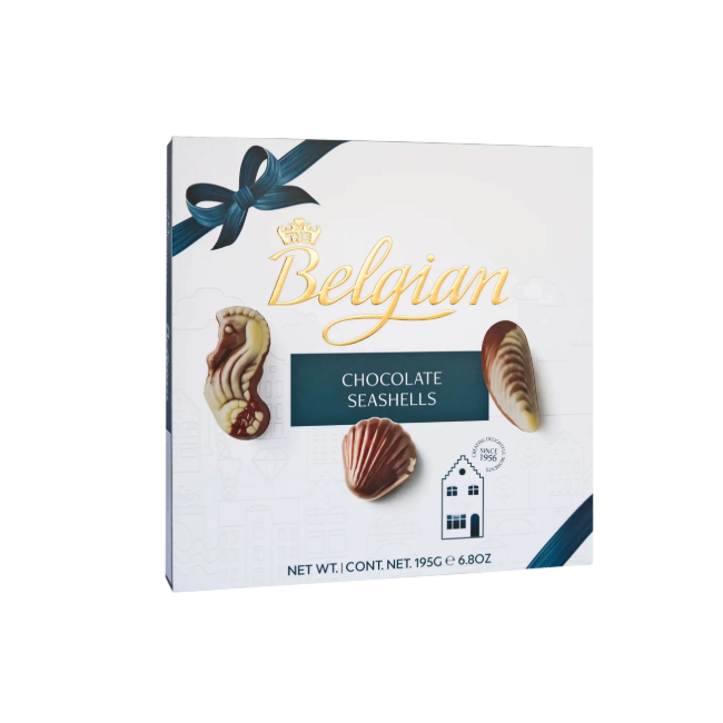 Belgian Dark Chocolate Seashells 195g