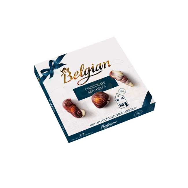 Belgian Chocolate Seashells Box 200g