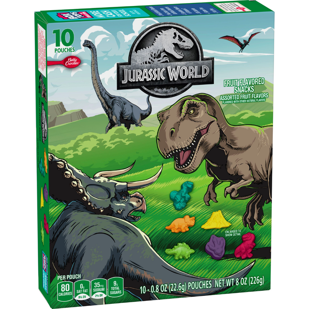 Jurassic World Fruit Snacks Assorted 226g - Shams Shopping Centre Jurassic World  