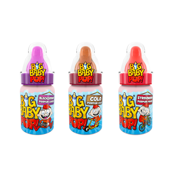 Big Baby Pop Blackcurrent & Strawberry Candy 32g (Single)