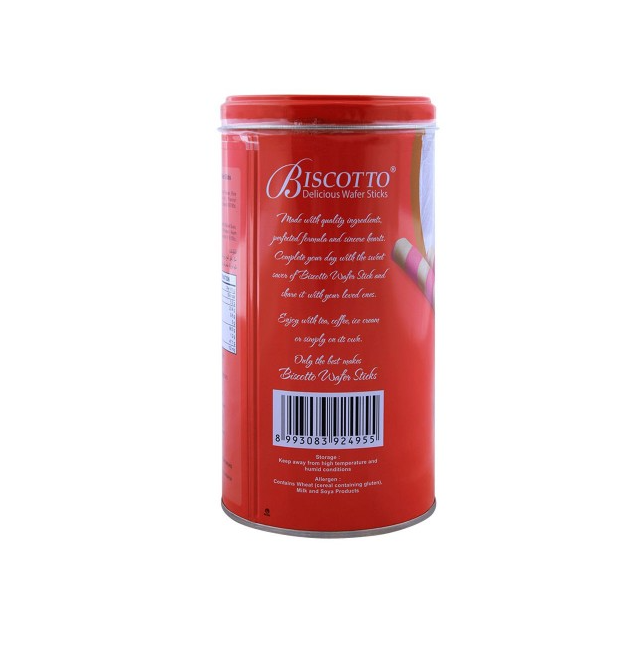 Biscotto Wafer Sticks Strawberry And Cream 370g