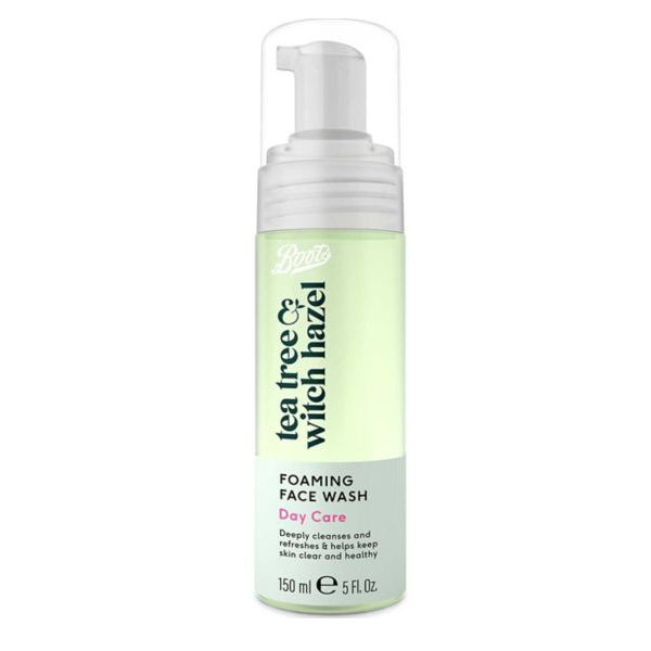 Boots Tea Tree Witch Hazel Foaming Day Care Face Wash 150ml