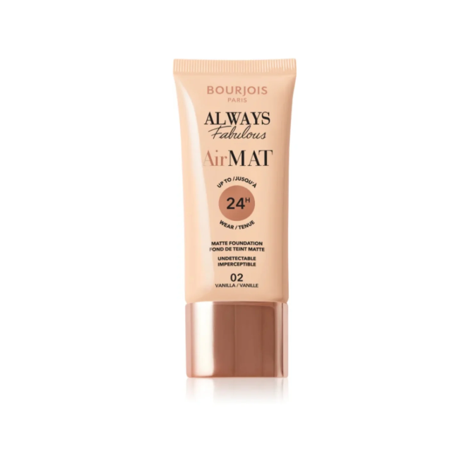 Bourjois Always Fabulous Air Matte Foundation 02 Vainilla
