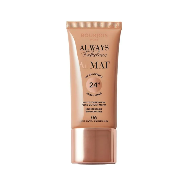 Bourjois Always Fabulous Air Matte Foundation 006 Golden Sun