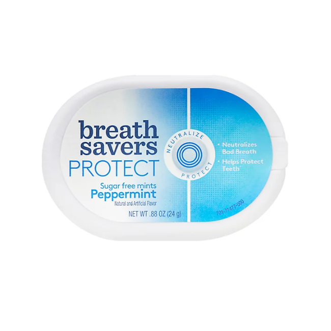 Breath Savers Protect Peppermint 24g