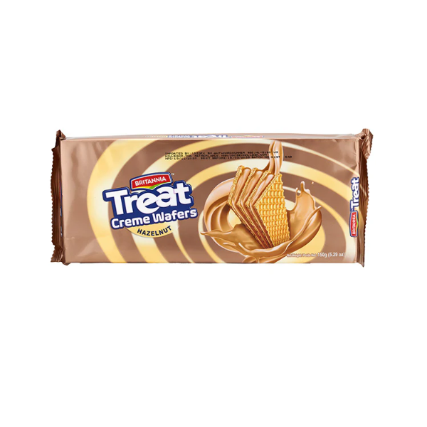 Britannia Treat Creme Wafers Hazelnut Wafer 150g