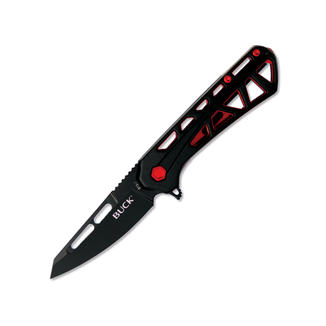 Buck Knives 813 Mini Trace Ops Black/Red 0813BKS-B 13758