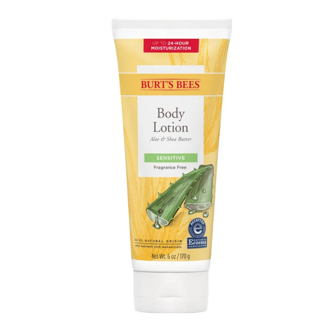 Burts Bees Body Lotion Aloe & Shea Butter Sensitive 170g (6.Oz)