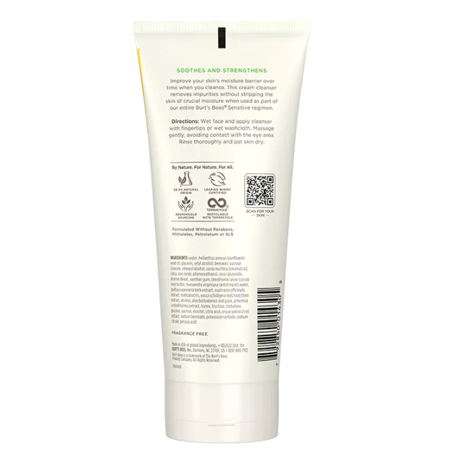 Burt's Bees Sensitive Facial Cleanser 170g (6.Oz)