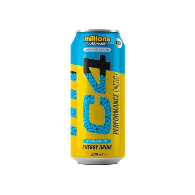 C4 Performance Energy Millions Bubblegum Energy Drink 500ml