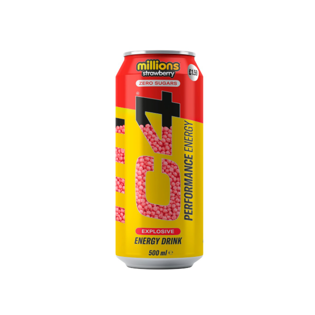 C4 Performance Energy Millions Strawberry Energy Drink 500ml