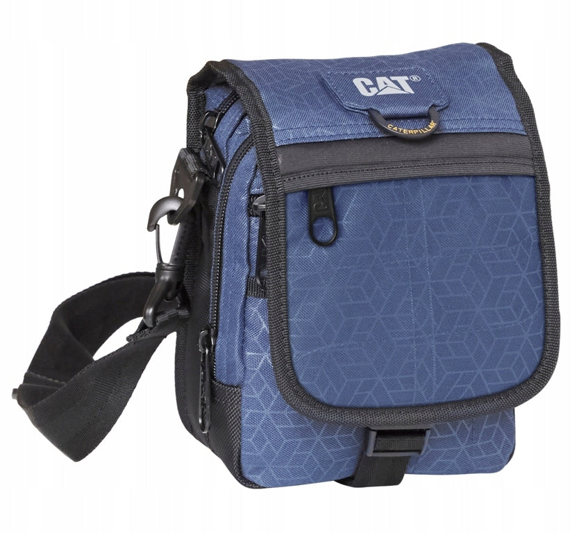 CAT Ronald Navy Heat Embossed Pouch-84172-504 - Shams Shopping Centre Caterpillar  