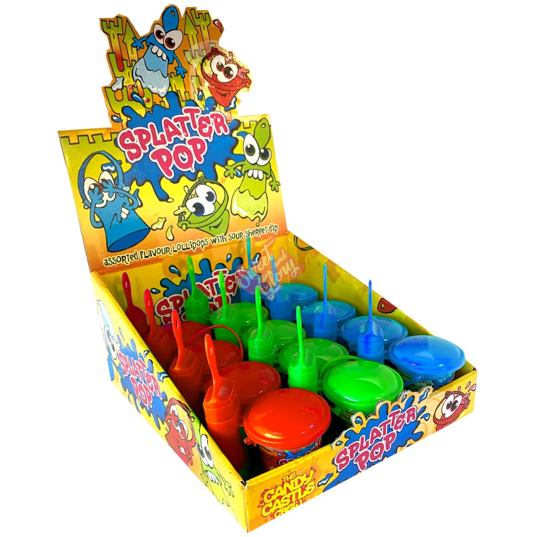 Warheads Splatter Pop Candy 33g (Single)