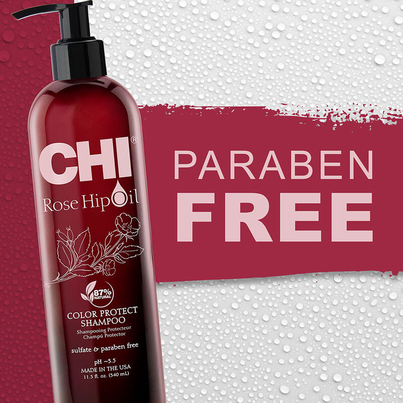 CHI Roze Hip Oil Protecting Shampoo 340ml