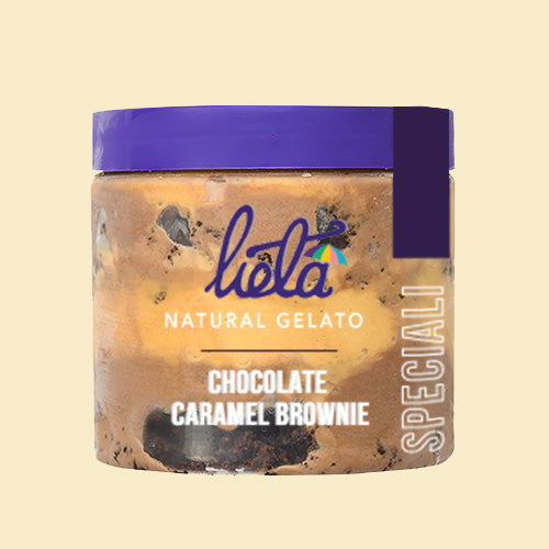 Lieta Gelato Vanilla Caremel Brownie Ice-Cream 425ml