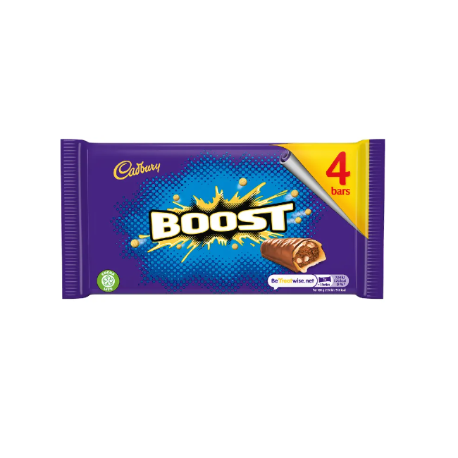 Cadbury Boost 4 x 31.5g